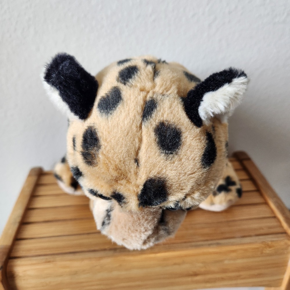 2019 Aurora‎ Destination Nation Sitting Leopard Plush Stuffed Animal 10 in Tall - Picture 10 of 12